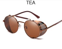 Wholesale-European Luxury Designer Sunglasses Retro Color Reflective Glasses Unique Frog Sunglasses Fashion Accessories for Women Gift