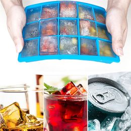 15 Cube Silicone Ice Tray Square Shape Silicone Mould DIY Icing Fruit Cube Mould Summer Ice Cube Maker for Wine Whisky