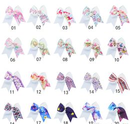 20 color JOJO hair bow 8" hairband Animals Flowers Print Style Hairbands big Bowknot girl hairbands Hairpin Girls kids Hair Bows