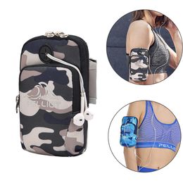 PELLIOT Running Arm Bag Mini Size Large Capacity Breathable Lightweight Outdoor Fitness Running Mobile Phone Arm Pack From mijiaYoupin - B