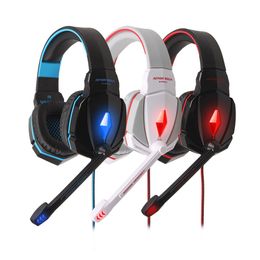 KOTION EACH G4000 Stereo Gaming Headphone Headset Headband with Mic Volume Control for PC Game 30pcs/lot