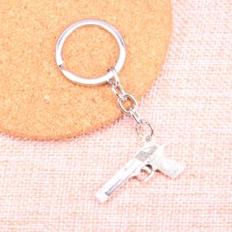 45*20mm gun browning pistol KeyChain, New Fashion Handmade Metal Keychain Party Gift Dropship Jewellery