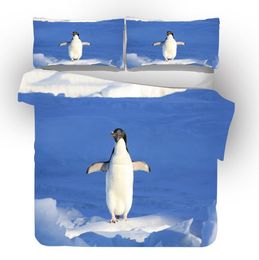 Animals 3D Printed Fleece Fabric Bedding Suit Quilt Cover 3 Pics Duvet Cover High Quality Bedding Sets Bedding Supplies Home Texti319h
