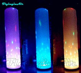 2m/3m Outdoor LED Lighting Colorful Pillar Inflatable Column Party Light For Club And Bar Events