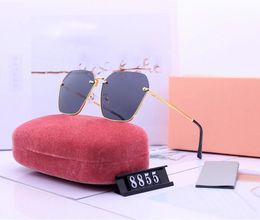 Luxury-Women black/grey shaded Sunglasses Sonnenbrille Outdoor Shades Sunglasses Eyewear Summer gafa de sol New With Box