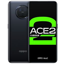 Original OPPO Ace 2 5G Mobile Phone 8GB RAM 128GB 256GB ROM Snapdragon 865 Octa Core 48.0MP NFC 4000mAh Android 6.55" OLED Full Screen Fingerprint ID Face Smart Cell Phone