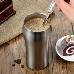 430ml Vacuum Cups Stainless Steel Vacuum Flask Suitable Milk Coffee Beer Mug Cup for Home Office Use