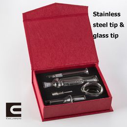 rig plate NZ - 10mm Micro NC Kits Smoking Accessories with Stainless Steel tip& Glass tip &Dabber Dish & Mini Glass Bong dab rigs
