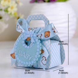 Baby shower Favor Box and Bags 24pcs Sweet Gift Candy Boxes for Baby Shower Birthday Guests Favors Event Party Supplies