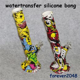 silicone hookah shisha Portable Unbreakable Bongs oil rig hand pipe Smoking Water Pipes Bong