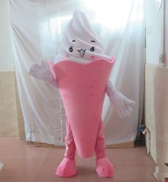 2019 High quality hot the head ice cream mascot costume for adult to wear for sale