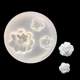 Silicone Mould chocolate 3D flower homemade candy DIY soap cake decoration baking tool cheap mould small