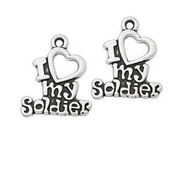 50//100pcs Retro style wolf alloy charms Pendants 13x10mm