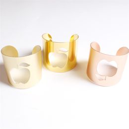 Creative Apple Napkin Ring Metal Material Napkin Holder For Wedding Party Table Decoration Hotel Home Towel Ring