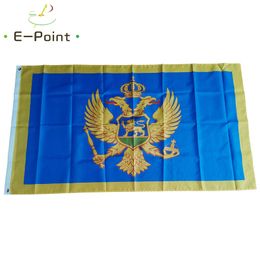 Naval Jack of Montenegro Flag 3*5ft (90cm*150cm) Polyester flag Banner decoration flying home & garden flag Festive gifts