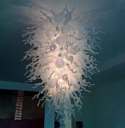 Spiral Crystal Chandelier Glass Art Sale Modern Ceiling Chandelier LED Bulbs Hand Blown Glass Ceiling Lights for Home