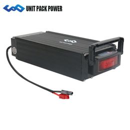 36V 16Ah Rear Rack E-Bike Battery with Tail Light 36V Electric Bicycle Battery for 8FUN 500W BBS01 350W 250W Motor