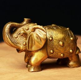 China Brass statue Elephant copper fengshui Statue