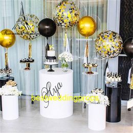 Wedding cylindrical dessert table wedding stage area furnishing articles wedding desserts, wrought iron decorative supplies