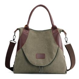 Borsa a tracolla in tela per borse casual retrò leggera borsa a tracolla di tendenza selvaggia femminile calda di nuova moda