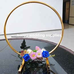 Wedding aisle walkway geometry pillars flower pot wedding decoration senyu0172