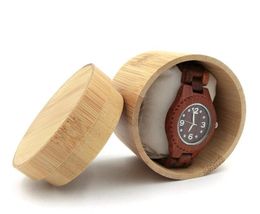 Anmeldekoffer Bambus Armbanduhr Box Aufbewahrungsreisen Pouchwatch Aufbewahrung Watchbox Schmuck Display Stand DLH189