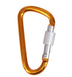 Carabiner Durable Climbing Hook Aluminum Camping Accessory Fit Outdoor Sport mini screw lock hook aluminium keychain locking Carabiners