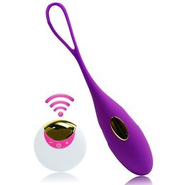 remote vibrating eggs UK - Love Egg Vibrator Wireless 10 Speed Vibrations Remote Control Vibrating Egg G Spot Vibrator Sex Toy for Woman