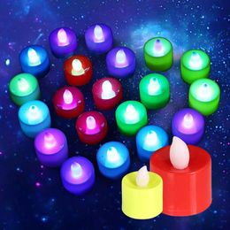 10 velas de llama color pastel de cumpleaños Navidad Fiesta De Neon titular Novedad celebración