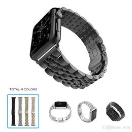 Replacement Watchband 7 bead Wrist Strap Bracelet for Apple Watch Ultra 8 49mm 41mm 45mm 38mm 40mm 42mm 44mm Stainless Steel watchbands iwatch series 7 6 se 5 4 3 2 1