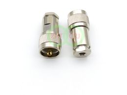 UHF PL259 plug Male clamp for RG8 RG165 RG213 LMR400 cable