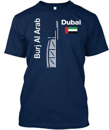 Burj Al Arab Dubai Сувенирная футболка Мужчины Мужчины 2019 года Смешные хлопковые футболки с коротким рукавом