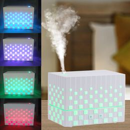 220ML Aroma Diffuser Rubik's Cube Atherapyaroma Diffuser Portable Baby Humidifier RGB LED Lights Home Air Purifier