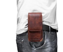 Universal Belt Clip Belt Loop Holster Leather Carrying Pouch Case For 3.5" - 6" Pro Max 11 Pro 11 Xs Max XR XS X 8 Line Grain Strip Case