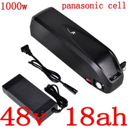 48V 10ah 13ah 13.6ah 17ah 18ah electric bike battery Lithium use panasonic cell for 48V500W 750W 1000W ebike motor