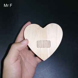 kong ring NZ - Brain Teaser Wedding Ring Secret Box Wooden Heart Gift Box 3D Puzzle Game Toy Kong Ming Lock