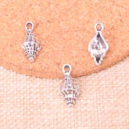120pcs Charms conch shell 19*9mm Antique Making pendant fit,Vintage Tibetan Silver,DIY Handmade Jewelry