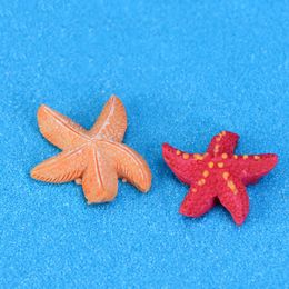 Mini Starfish Miniature Artificial Figurine Garden Decorations Ornament Miniature Sea Animals 1221705