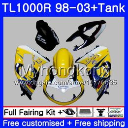 +Tank For SUZUKI SRAD TL1000R 1998 1999 2000 2001 2002 2003 304HM.55 TL 1000R TL1000 R TL 1000 R 98 99 00 01 02 03 Fairing new Yellow HOT
