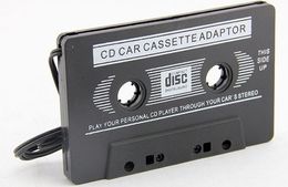 3.5mm Universal Car Audio Cassette Adapter Audio Stereo Cassette Tape Adapter for MP3 Player Phone BLACK