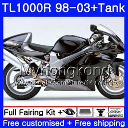 +Tank For SUZUKI SRAD TL1000R Glossy black top 1998 1999 2000 2001 2002 2003 304HM.69 TL 1000R TL1000 R TL 1000 R 98 99 00 01 02 03 Fairing