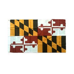 Maryland Flags 3x5, Screen Printing 90% Bleed National All Countries 90x150cm, Hanging Flying Outdoor Indoor Usage, Drop shipping