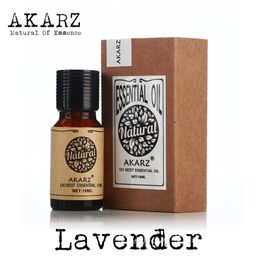 Dropshipping esencial de lavanda aromaterapia Aceite famoso de la marca AKARZ Natural 10ml