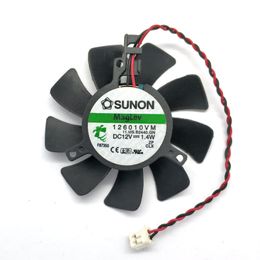 Original for sunon 60x10MM DC12v 1.4W 126010VM for Graphics Video card cooling fan