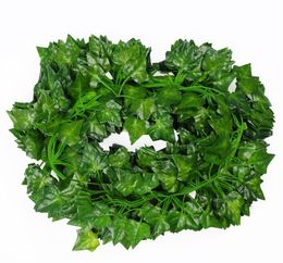 Artificial MappleLeaf Ivy Leaves Grape Vine leaf 12pcs/bag Parthenocissus Foliage Leaves for home garden decorations