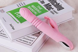 Heating Telesic Rabbit Vibrator Rotating 10 Mode Dildo Vibrator G Spot Clitoris Stimulator Adult Sex Toys For Woman J190626