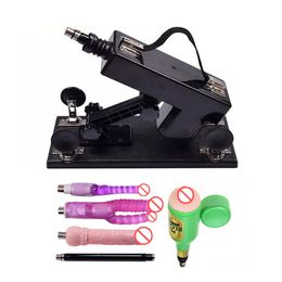 Automatic sex machine cannon female masturbation toys for women, Adjustable Speed powerful love machines with dildo accessories