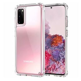 Air Armour Transparent Case ShockAbsorbing Military Grade Protection hard PC+ TPU Frame For samsung galaxy s20 plus ultra S10 note+ plus