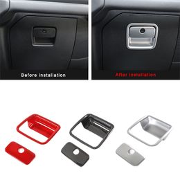 ABS Car Co-pilot Storage Box Handle Decoration For Jeep Wrangler JL 2018 Up Factory Outlet Auto Internal Accessories