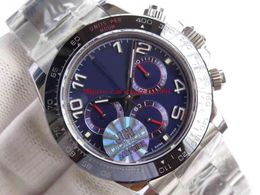 JH make Very good men's watches 40mm 116500 116509 Chronograph work 4130 Movement sapphire Mechanical Automatic Mens Wristwat303V